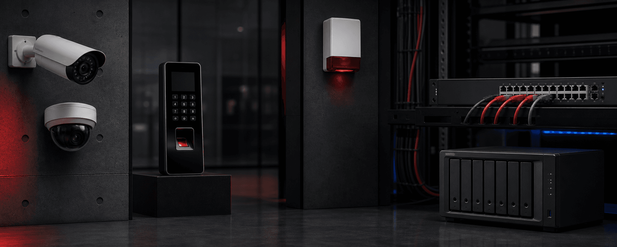 Seguridad electrónica, redes e infraestructura tecnológica