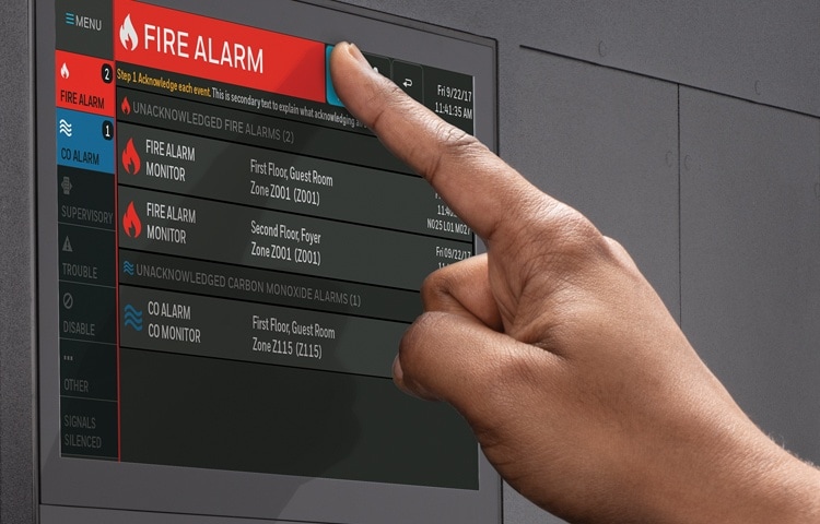 Supervisión de un sistema de detección de incendios