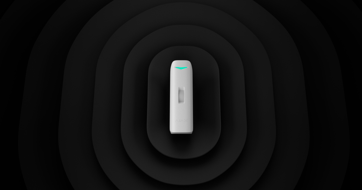 Detector mini de movimiento de cortina inalámbrico de doble tecnología para exteriores