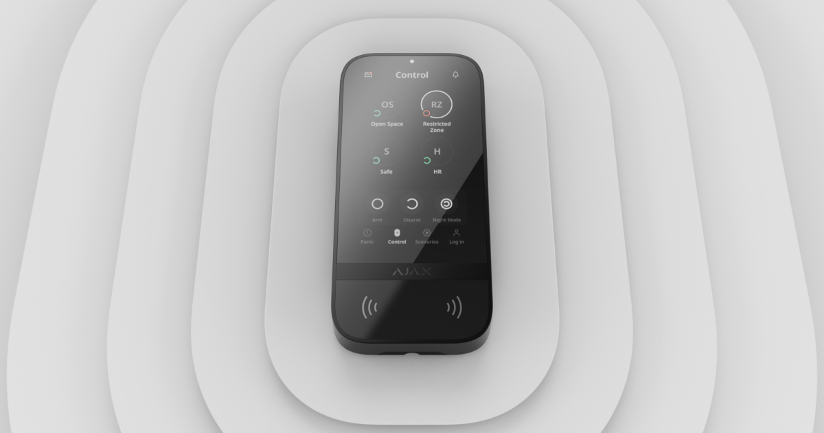 Teclado inalámbrico con pantalla táctil
