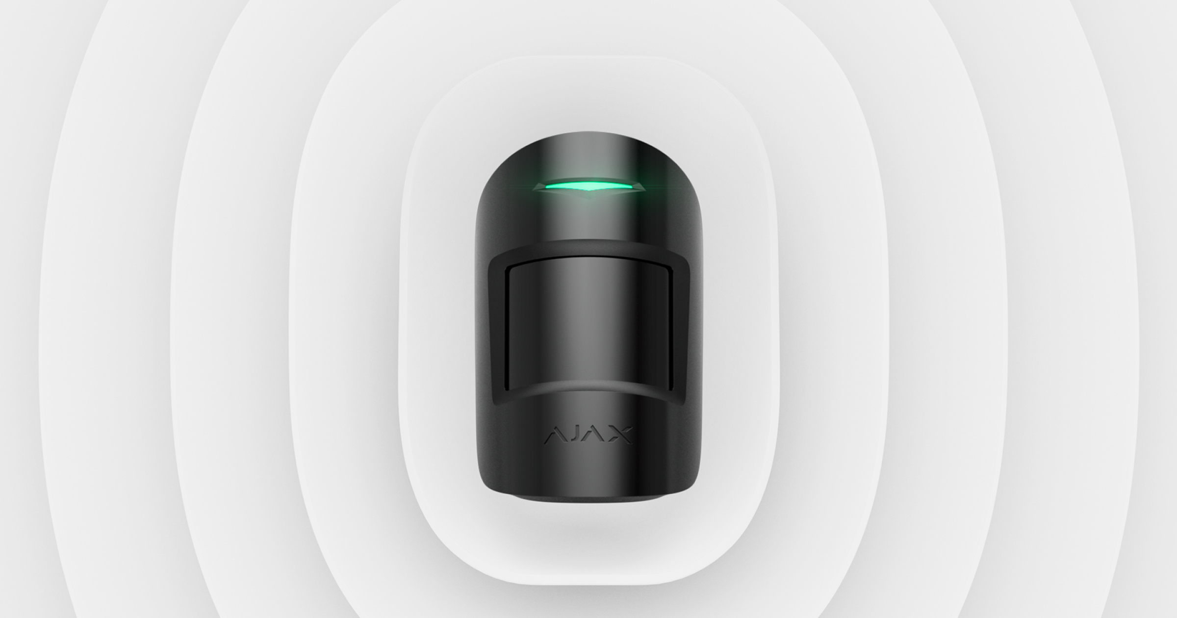Detector de movimiento antimascotas con sensor de microondas color blanco