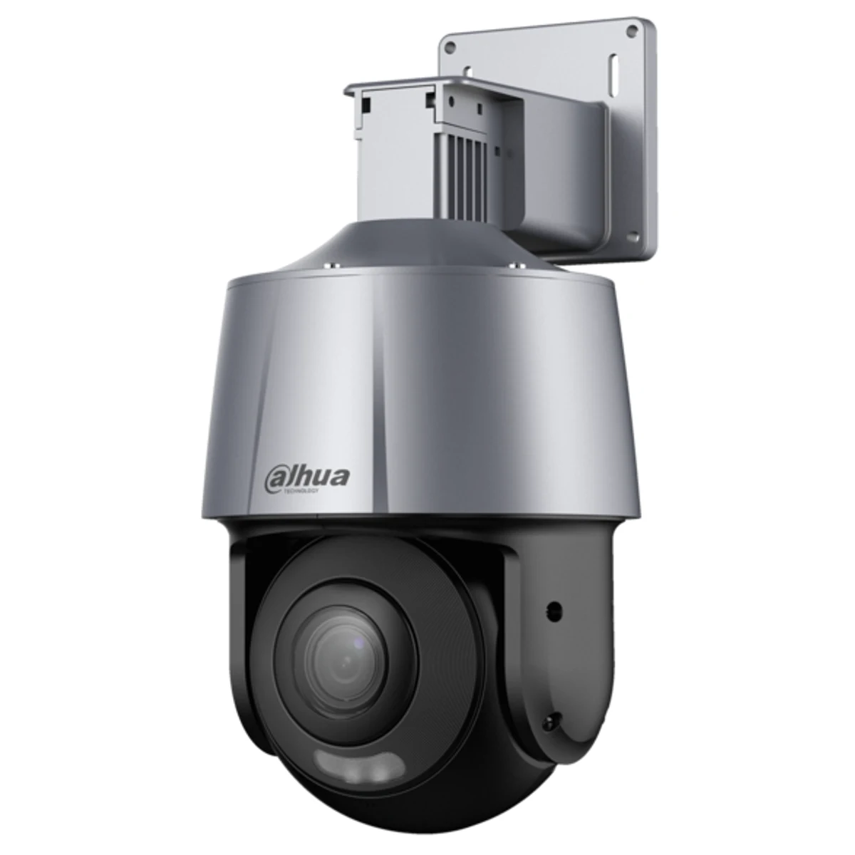 Domo PT Full Color de 4 Mp, IR de 30 m, CMOS 1/3", lente de 4mm, IP66, TVS 2000V, H.265, PoE y audio bidireccional