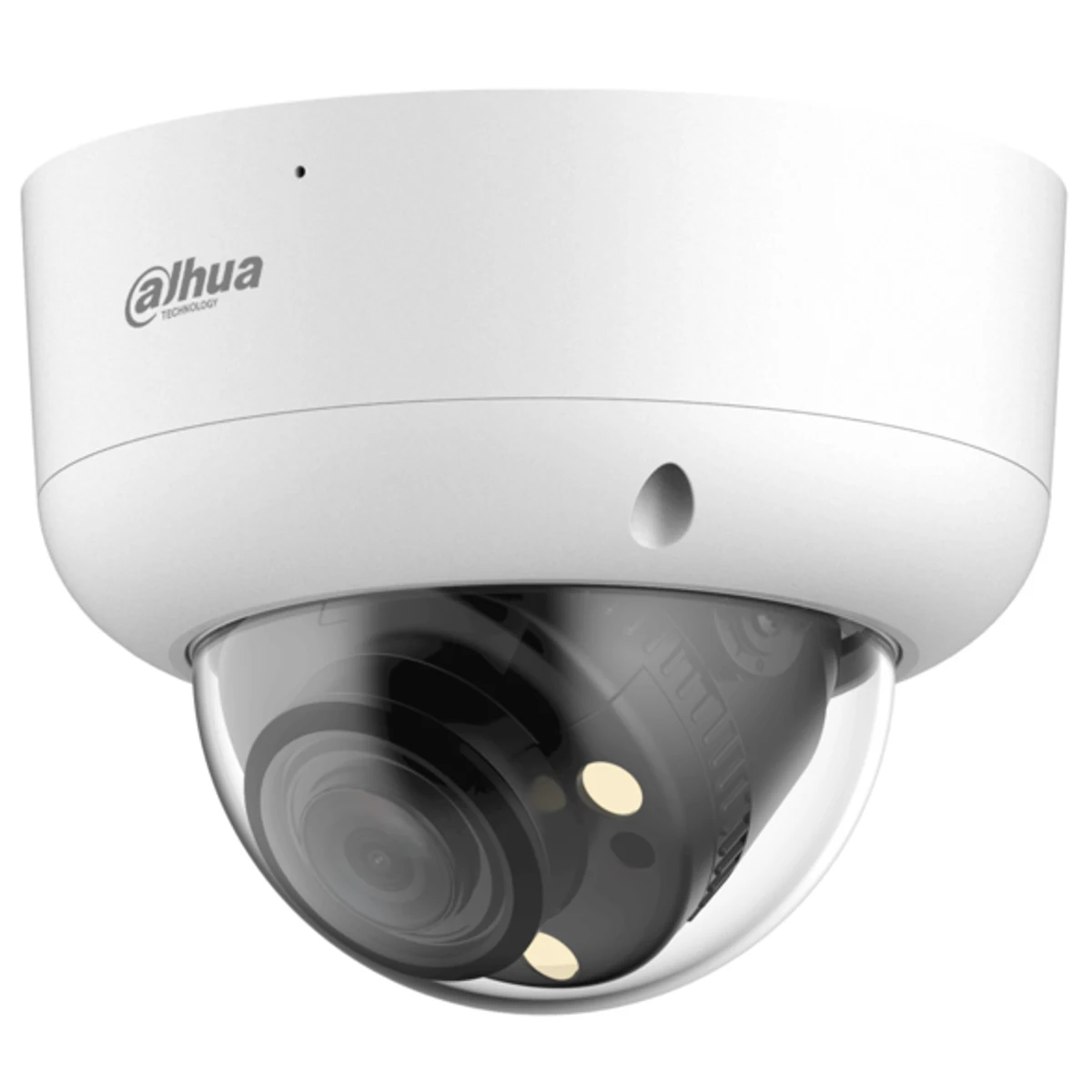 Domo de 2Mp HDCVI IR 40 m, CMOS 2Mp, lente fijo de 2,8 mm, micrófono incorporado, WDR, IP67, IK10 y carcasa de aluminio y plástico