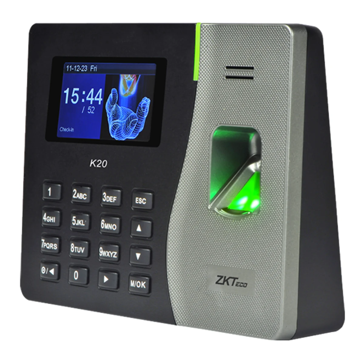 Terminal de asistencia IP con reconocimiento de huella digital - ADMS F5S1 - pin ancho