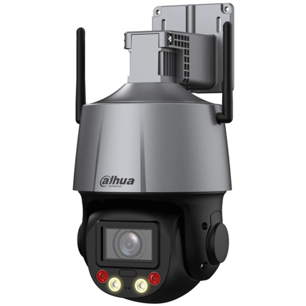 Domo PTZ WiFi de 4 Mp WizSense, IR 50 m, CMOS 1/2.8", lente varifocal 2,7 mm~13,5 mm, IP66, TVS 2000V, audio bidireccional, H.265 y zoom óptico x5
