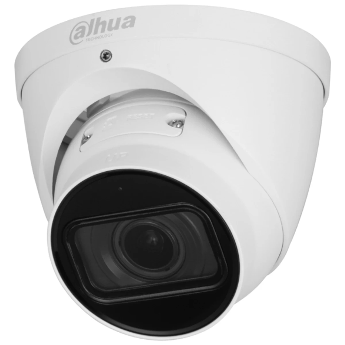 Domo WizSense de 2Mp con IR 40 m, CMOS 1/2.8", lente varifocal motorizado 2,7 mm~13,5 mm, IP67, PoE, WDR y micrófono incorporado