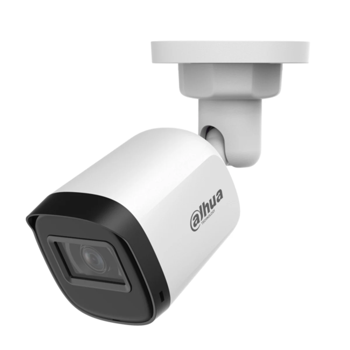 Cámara Bullet HDCVI de 5Mp con IR 30 m, lente fijo de 2,8 mm, IP67 y carcasa de plástico
