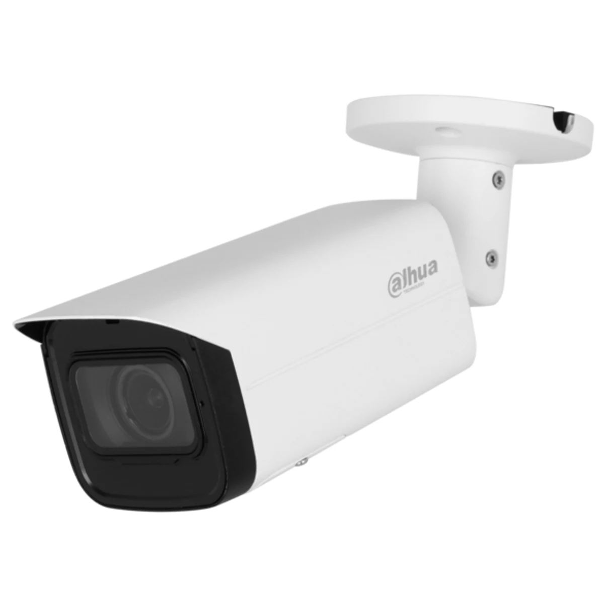 Cámara Bullet de 4Mp, con IR 60 m, CMOS 1/2.9", lente varifocal motorizado de 2,7mm~13,5mm, IP67, WDR, PoE y con micrófono incorporado
