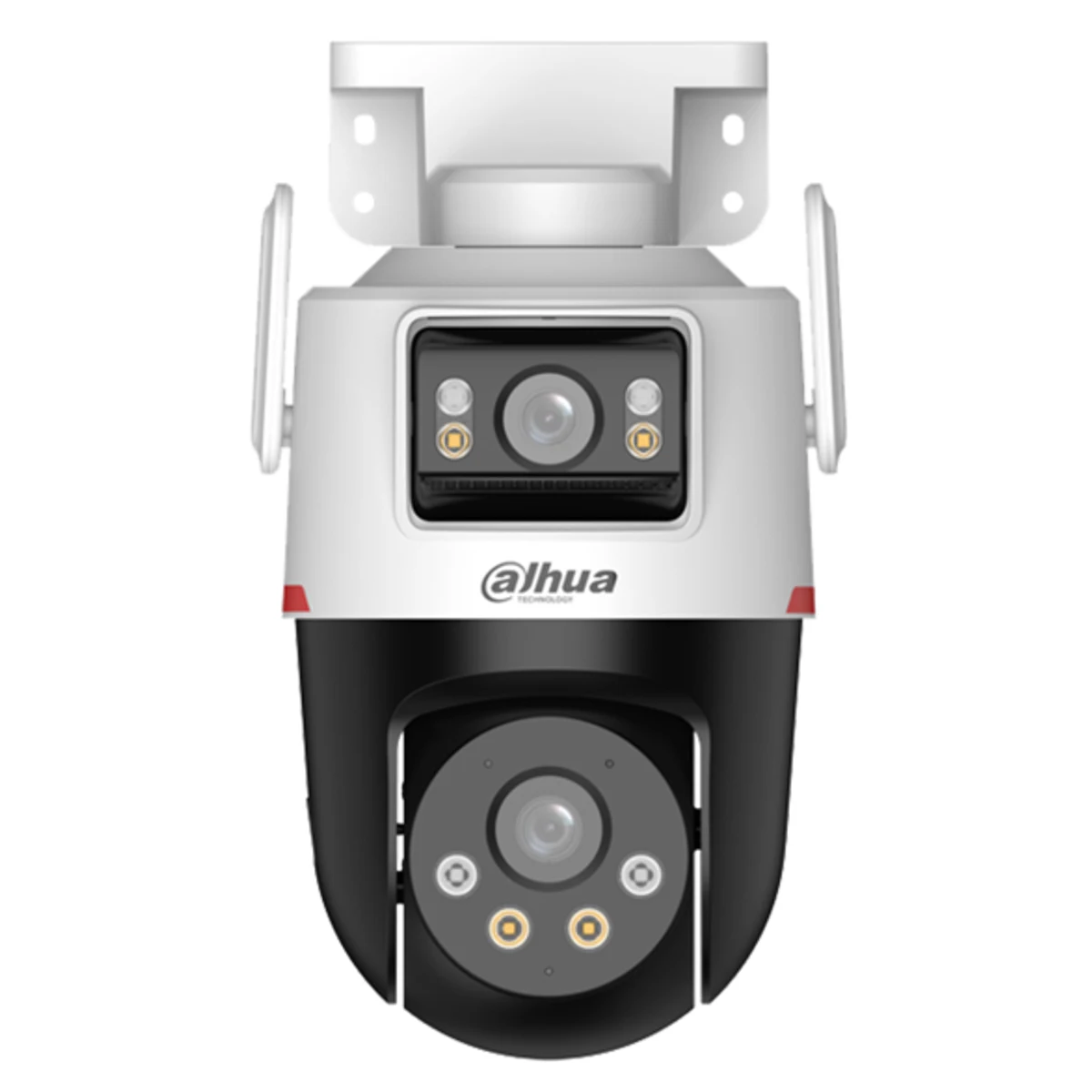Domo WizColor PT WiFi de 3 Mp para exteriorres lente fijo de 2,8 mm y lente PT de 6mm
