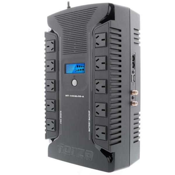 UPS Forza HT-752LCD-A — ups interactiva escri 750VA/375 W 10IRAM 2USB