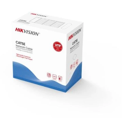 Hikvision DS-1LN5EUEC0 — cable U/UTP Cat 5e de 305 m para interiores