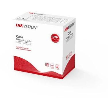 Hikvision DS-1LN6UZC0 — cable U/UTP Cat 6 de cobre, bobina de 305 m