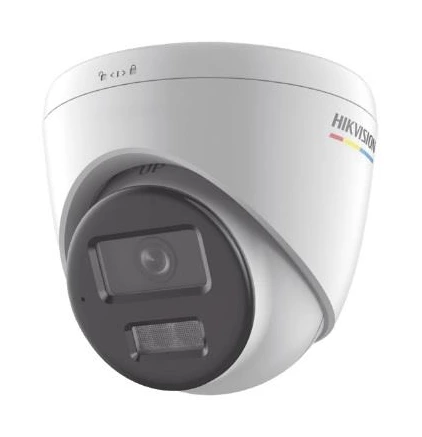 Hikvision DS-2CD1347G2H-LIUF/SRB · Turret IP 4 MP, luz híbrida y micrófono