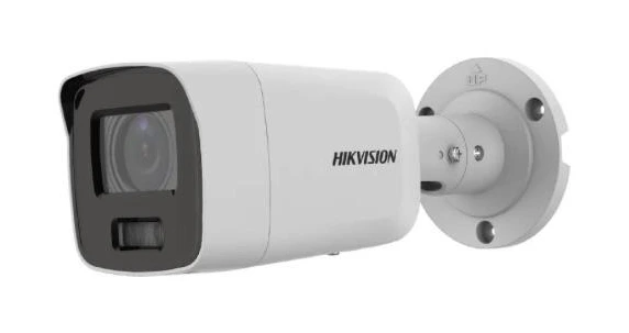 Cámara bullet Hikvision DS-2CD2027G2-LU(C) ColorVu de 2 MP con audio