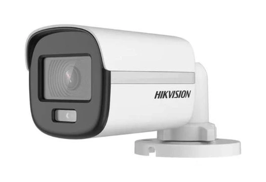 Cámara Hikvision DS-2CE10KF0T-LFS de 3K con micrófono y luz híbrida