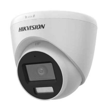 Cámara turret Hikvision DS-2CE78K0T-LFS 3K con micrófono y luz híbrida