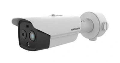 Cámara térmica Hikvision DS-2TD2628-7/QA de 256 × 192 y canal óptico de 4 MP