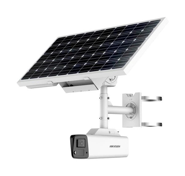 Hikvision DS-2XS2T47G1-LDH/4G/C18S40/LA · Kit solar 4 MP con 4G