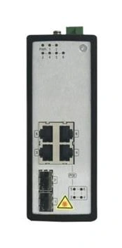 Hikvision DS-3T0506P · Switch industrial Gigabit de cuatro puertos PoE