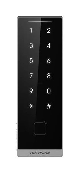 Hikvision DS-K1105EMKB · Lector de tarjetas EM y teclado para acceso