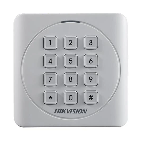 Hikvision DS-K1801MK — lector MIFARE con teclado y comunicación Wiegand