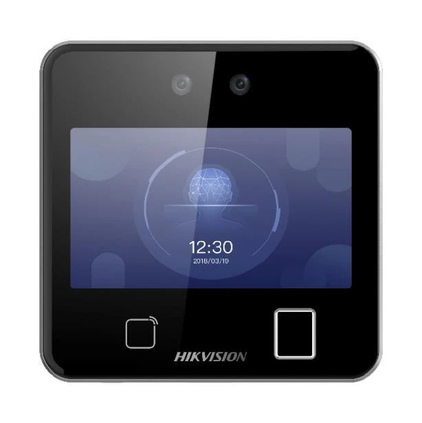 Hikvision DS-K1T642MFW · Terminal de acceso facial, huella y MIFARE