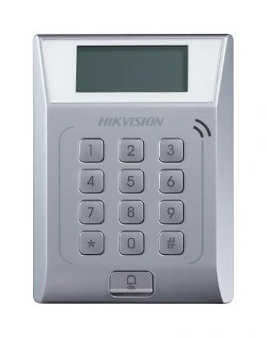 Hikvision DS-K1T802M · Control de acceso autónomo MIFARE y PIN