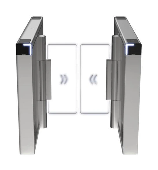 Par de aletas acrílicas Hikvision DS-K3B530X-Dp65/2 para paso de 650 mm