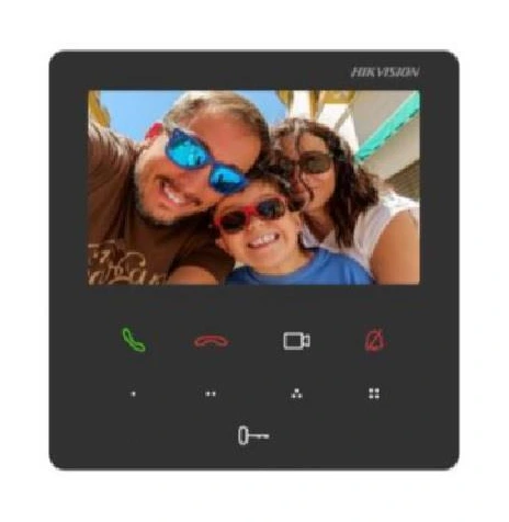 Monitor interior Hikvision DS-KH6110-WE1 de 4,3 pulgadas para videoportero IP