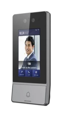 Hikvision DS-KV9503-WBE1 · Videoportero IP con acceso facial