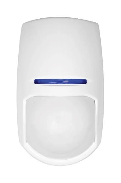 Detector PIR de cortina Hikvision DS-PD2-P15C-W inalámbrico de 15 m y 433 MHz