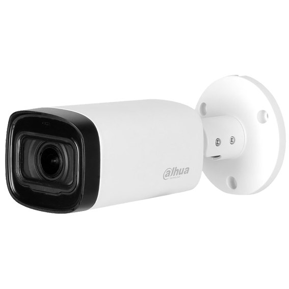 Cámara Bullet de 2Mp HDCVI con IR 80 m, 4 iluminadores, CMOS 2 Mp, lente varifocal motorizado de 2,7 mm ~12 mm, IP67 y carcasa de metal