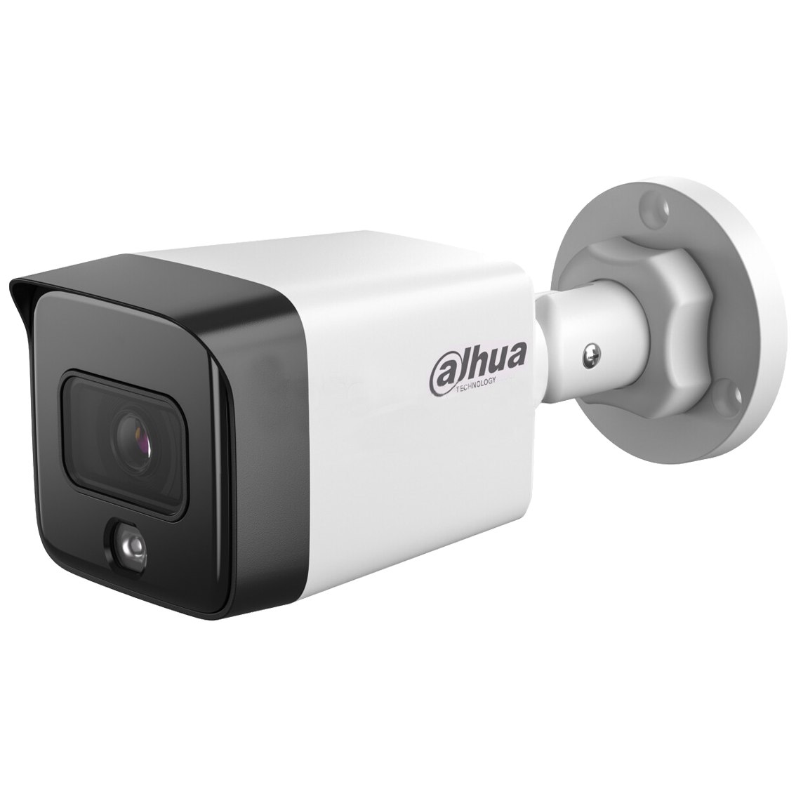 Cámara Bullet de 4Mp con IR dual de 30 m, CMOS de 1/2,9”, lente fijo de 2,8 mm, IP67, PoE, WDR y micrófono incorporado