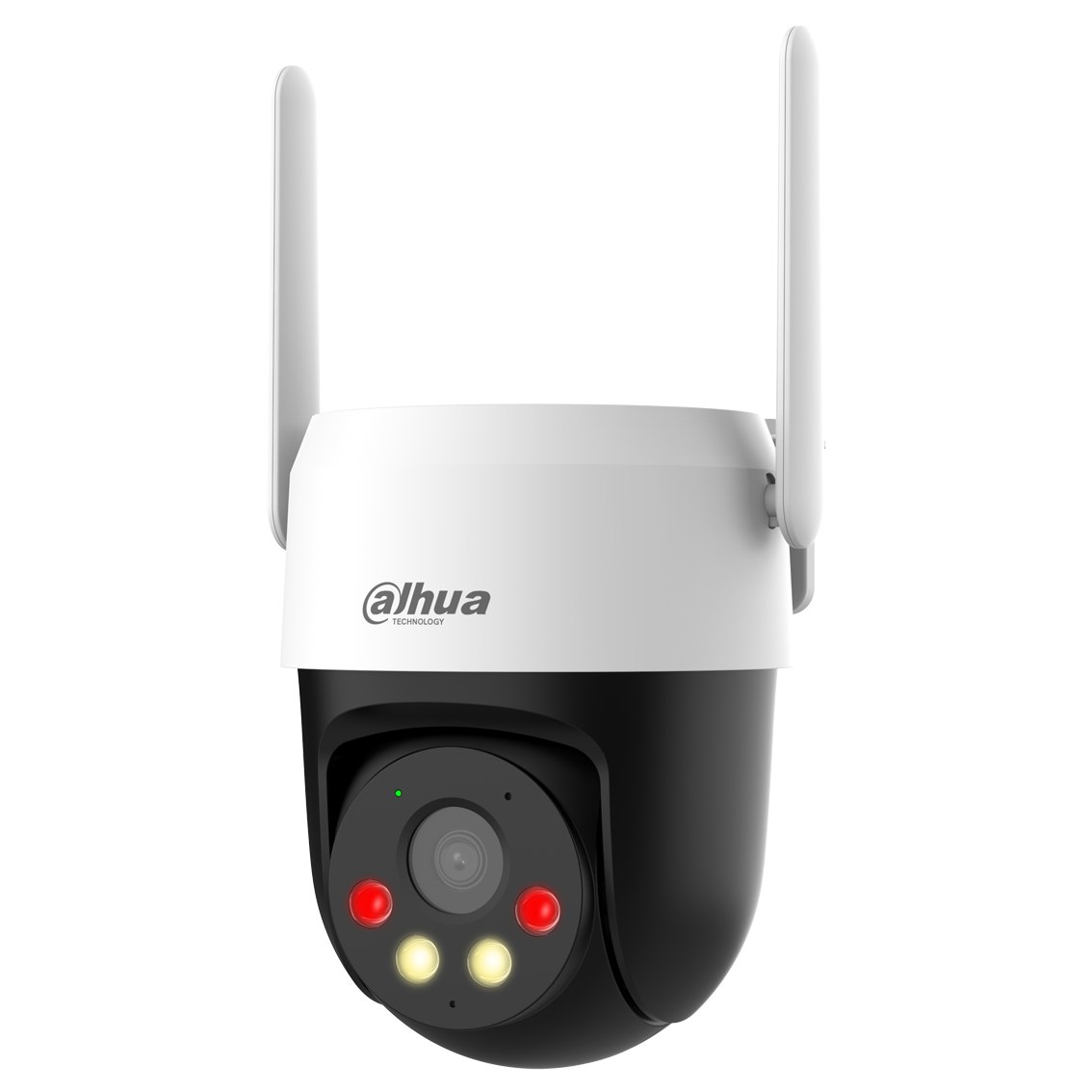 Domo PT 4G de 3Mp para exteriores con IR 30 m, CMOS 1/2,8", lente fijo de 4 mm, IP 66 y audio bidireccional